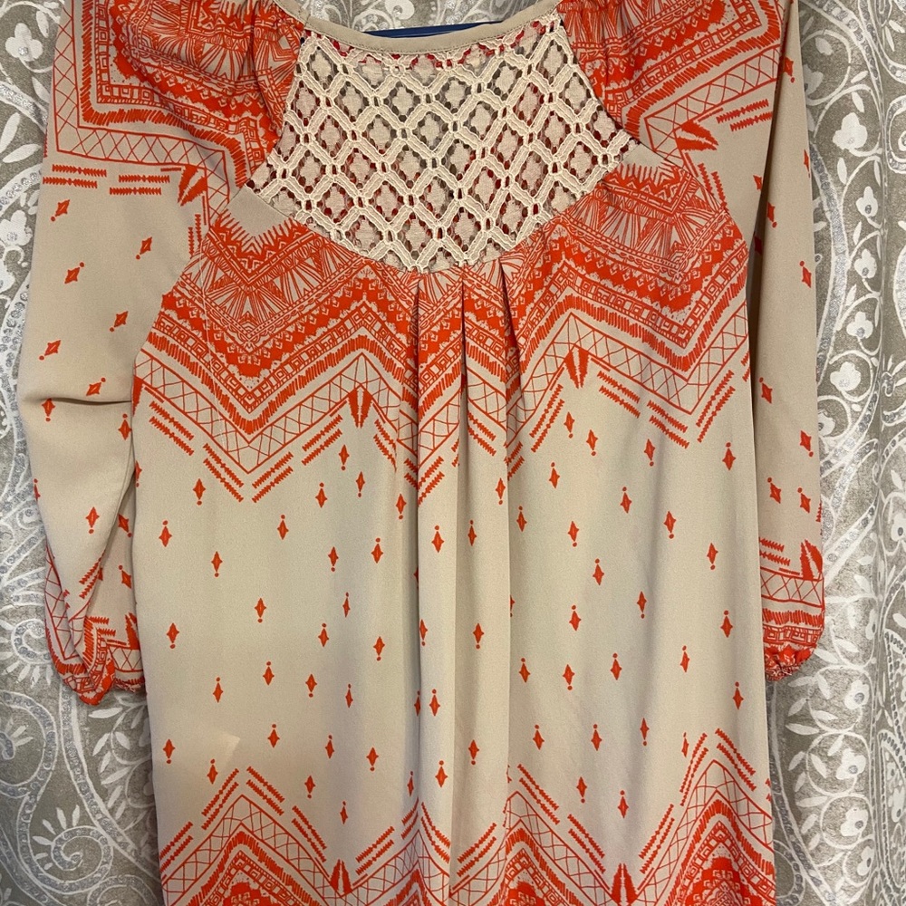 Boho Printed Top - Picture 2 of 3
